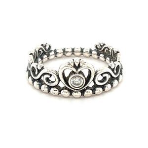 Pandora Cz Crown Ring